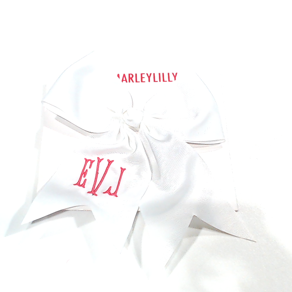 BLOOPER KIDS: Monogrammed Girls Hair Bow