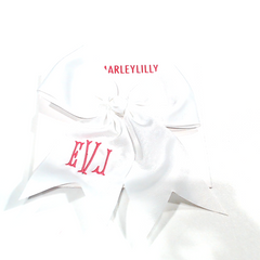 BLOOPER KIDS: Monogrammed Girls Hair Bow