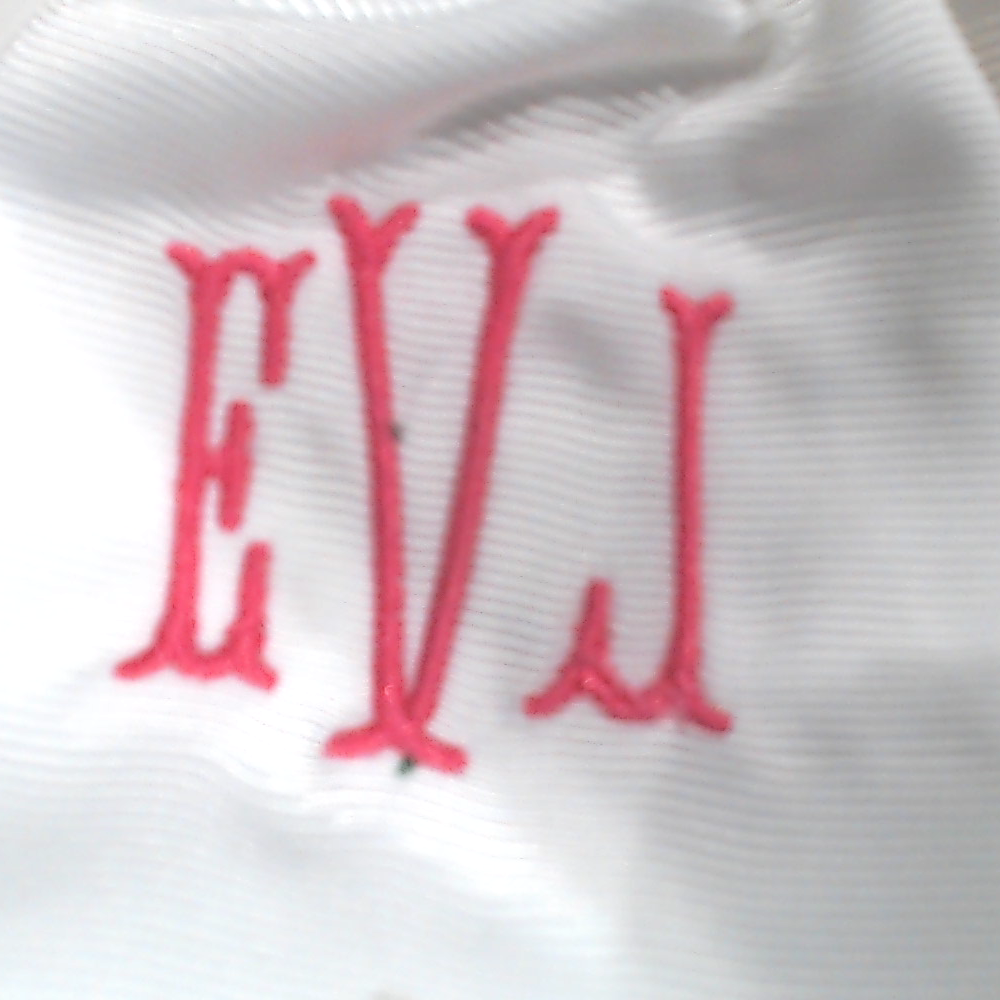 BLOOPER KIDS: Monogrammed Girls Hair Bow
