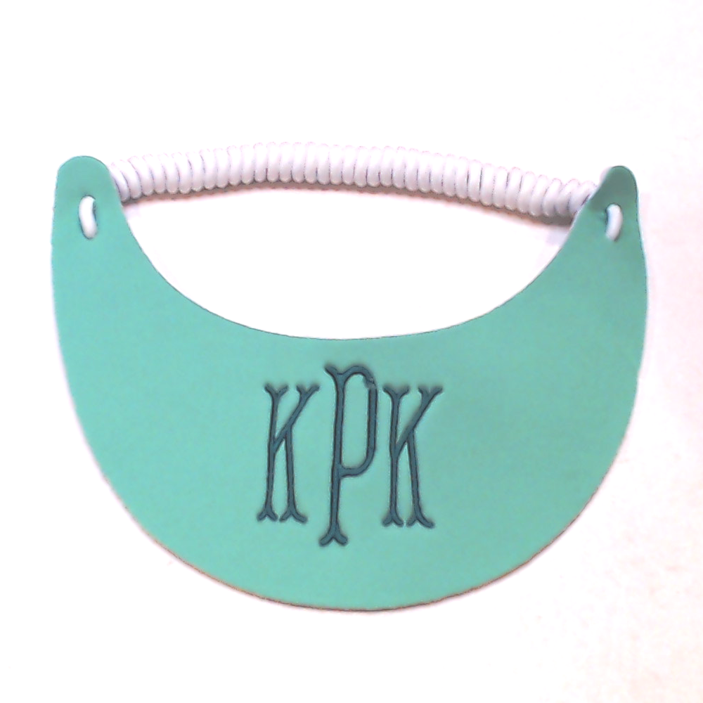BLOOPER ACCESSORY: Monogrammed Visor