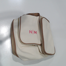 BLOOPER BAG: Monogrammed Hanging Toiletry Bag