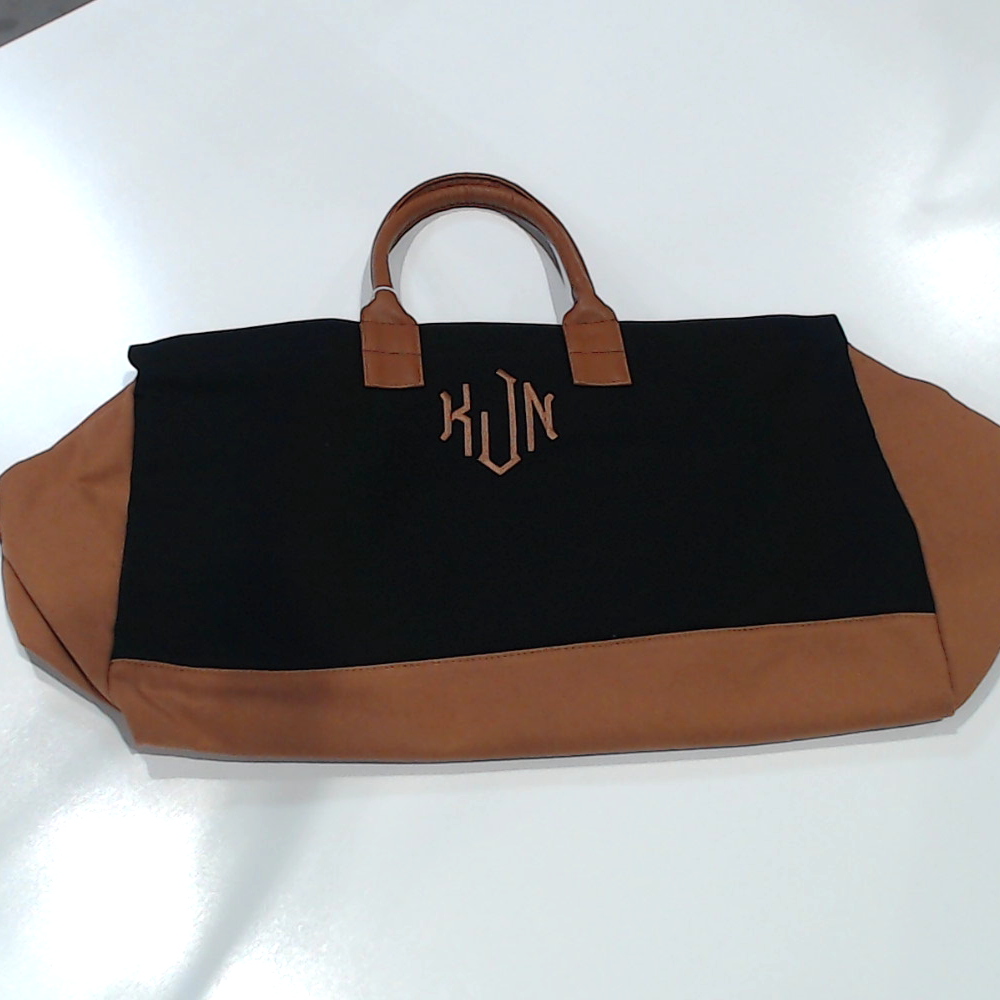 BLOOPER BAG: Monogrammed Upscale Weekender
