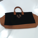 BLOOPER BAG: Monogrammed Upscale Weekender