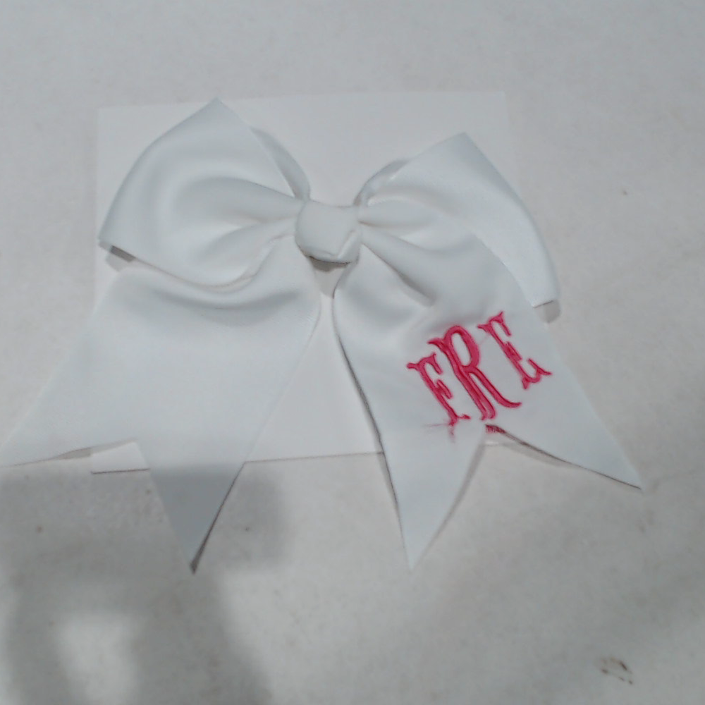 BLOOPER KIDS: Monogrammed Girls Hair Bow