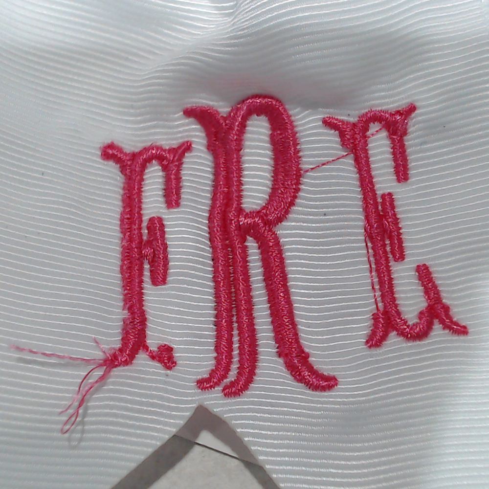BLOOPER KIDS: Monogrammed Girls Hair Bow