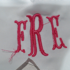 BLOOPER KIDS: Monogrammed Girls Hair Bow