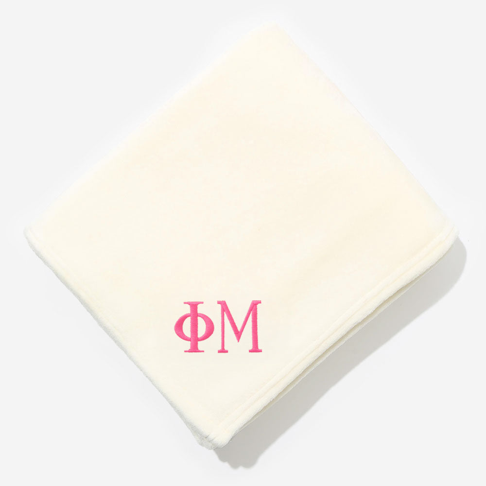 Phi Mu Blanket | Soft Sorority Throw