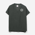Monogrammed Waffle Shirt in Charcoal