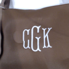 BLOOPER BAG: Monogrammed Shoulder Tote
