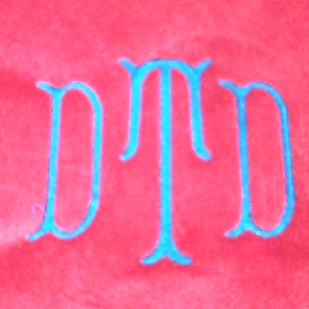 BLOOPER BAG: Monogrammed Pocket Tote Bag