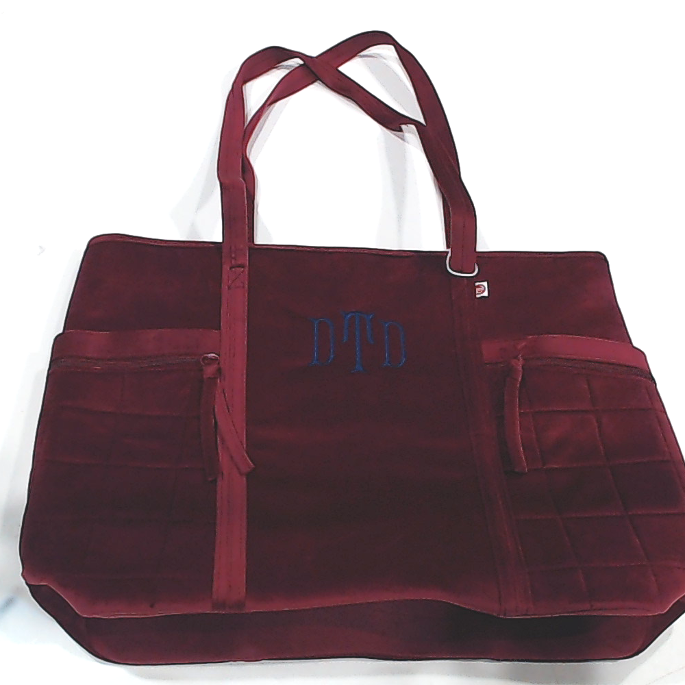BLOOPER BAG: Monogrammed Pocket Tote Bag