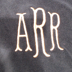 BLOOPER CLOTHING: Monogrammed Leopard Piped Pullover Sweatshirt