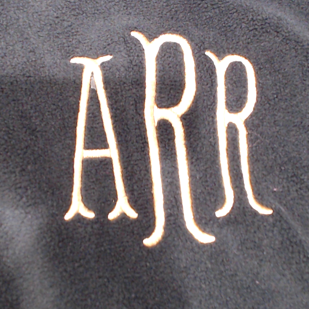 BLOOPER CLOTHING: Monogrammed Leopard Piped Pullover Sweatshirt