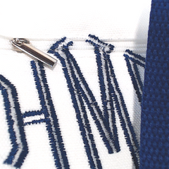 BLOOPER BAG: Monogrammed Striped Tote