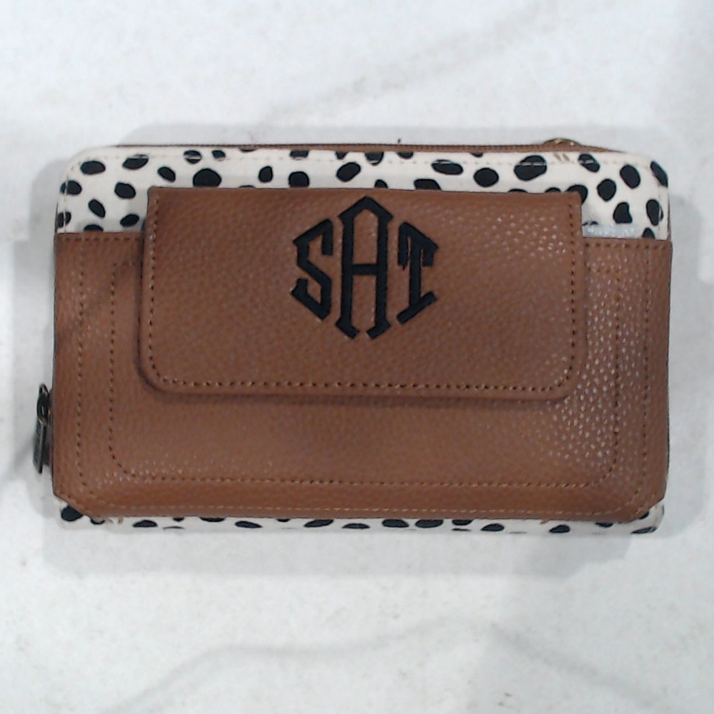 BLOOPER ACCESSORY: Monogrammed Phone Wallet Wristlet