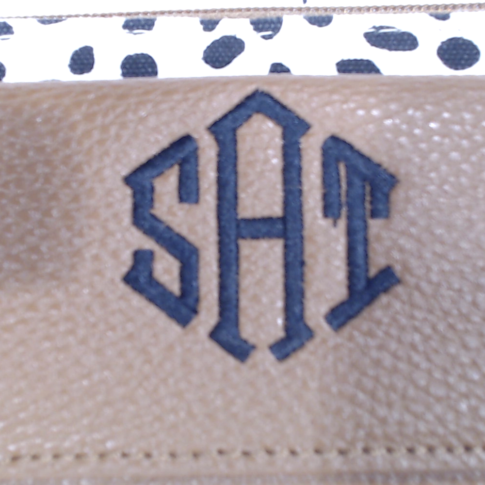 BLOOPER ACCESSORY: Monogrammed Phone Wallet Wristlet