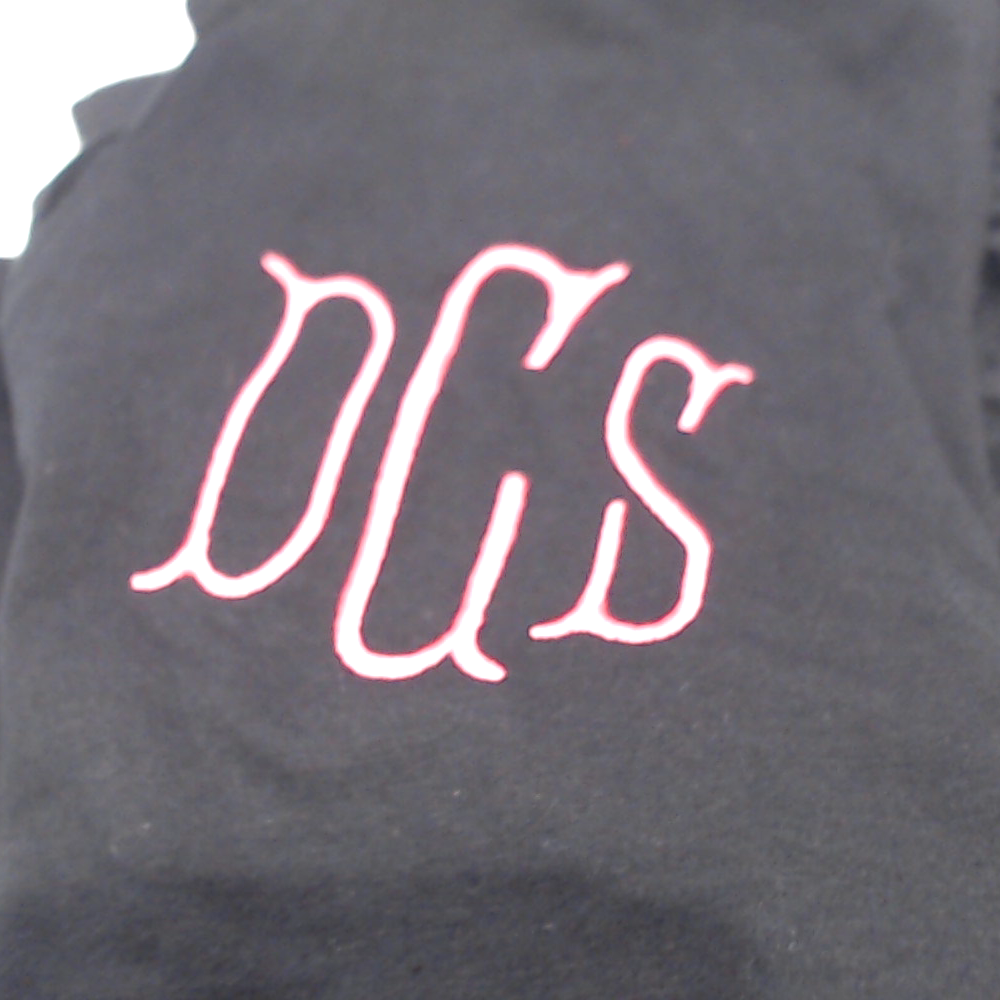 BLOOPER CLOTHING: Monogrammed Flutter Sleeve Top