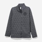 Monogrammed Quilted Jacket | Charcoal