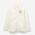 Monogrammed Quilted Jacket | Ivory