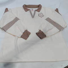 BLOOPER CLOTHING: Monogrammed Colorblock Sweatshirt