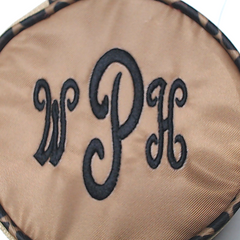 BLOOPER BAG: Monogrammed Travel Jewelry Case