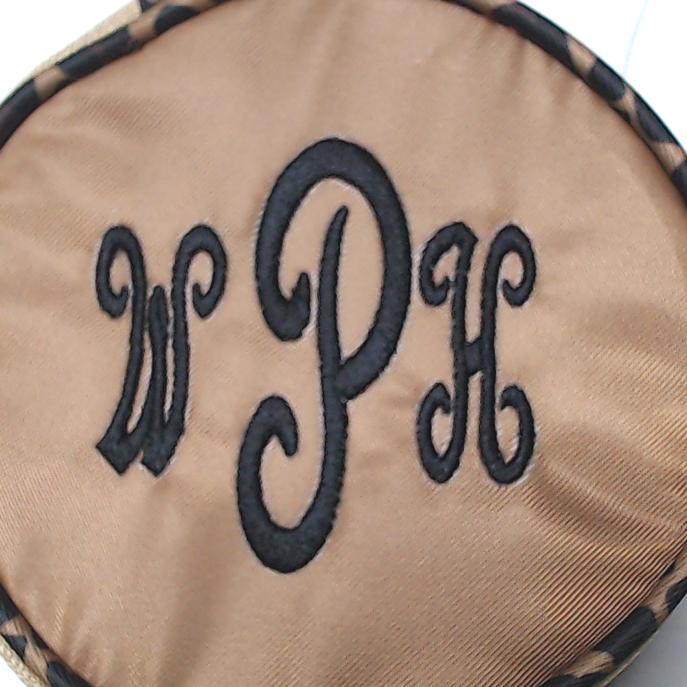 BLOOPER BAG: Monogrammed Travel Jewelry Case