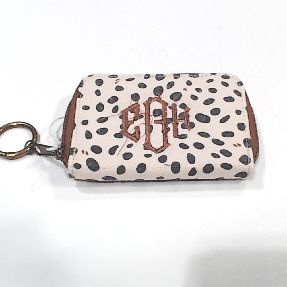BLOOPER ACCESSORY: Monogrammed Keychain Wallet