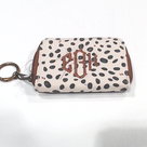 BLOOPER ACCESSORY: Monogrammed Keychain Wallet