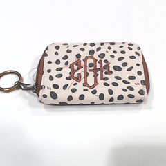 BLOOPER ACCESSORY: Monogrammed Keychain Wallet