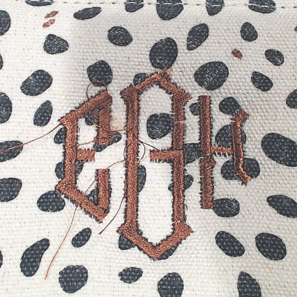 BLOOPER ACCESSORY: Monogrammed Keychain Wallet