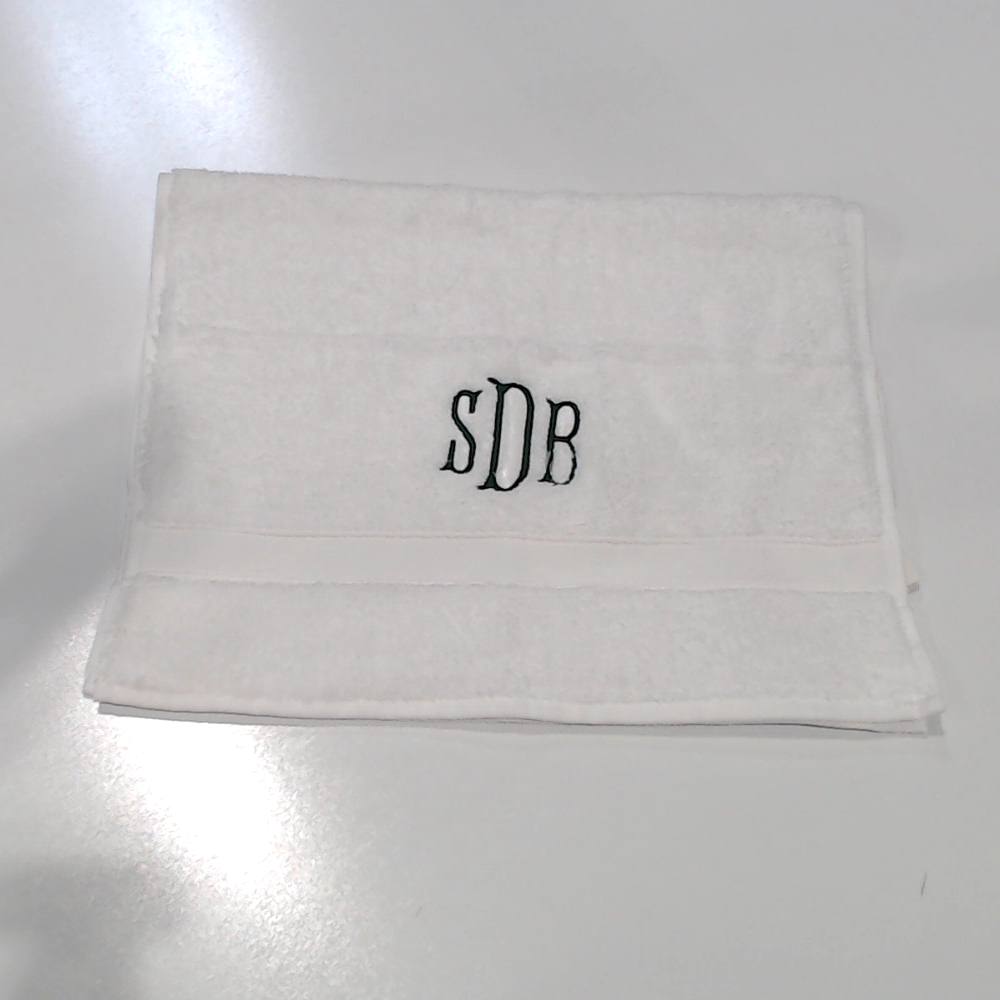 BLOOPER ACCESSORY: Monogrammed Hand Towel