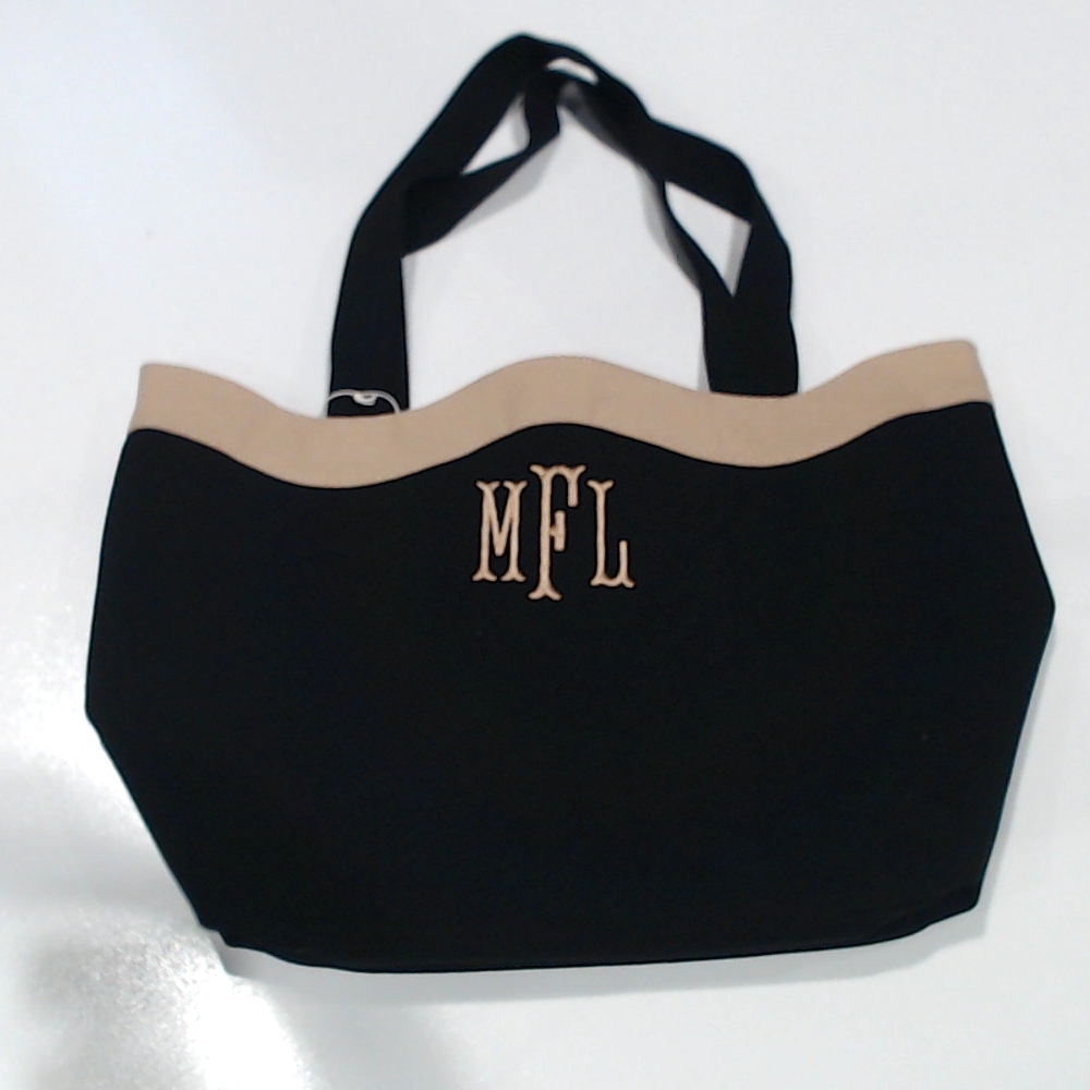 BLOOPER BAG: Monogrammed Wavy Top Tote