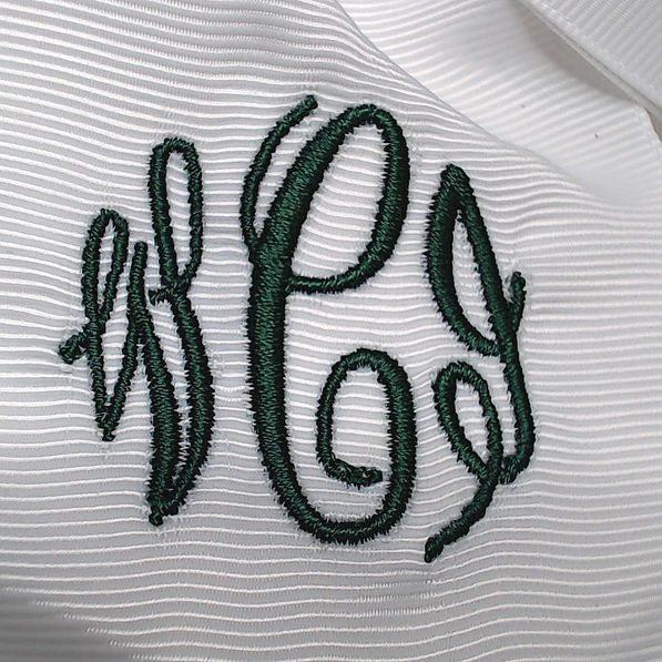 BLOOPER KIDS: Monogrammed Girls Hair Bow