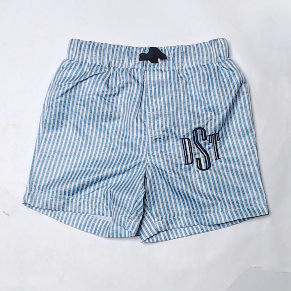 BLOOPER KIDS: Monogrammed Boys Swim Trunks