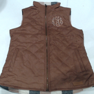BLOOPER CLOTHING: Monogrammed Reversible Vest