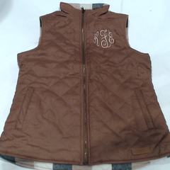 BLOOPER CLOTHING: Monogrammed Reversible Vest