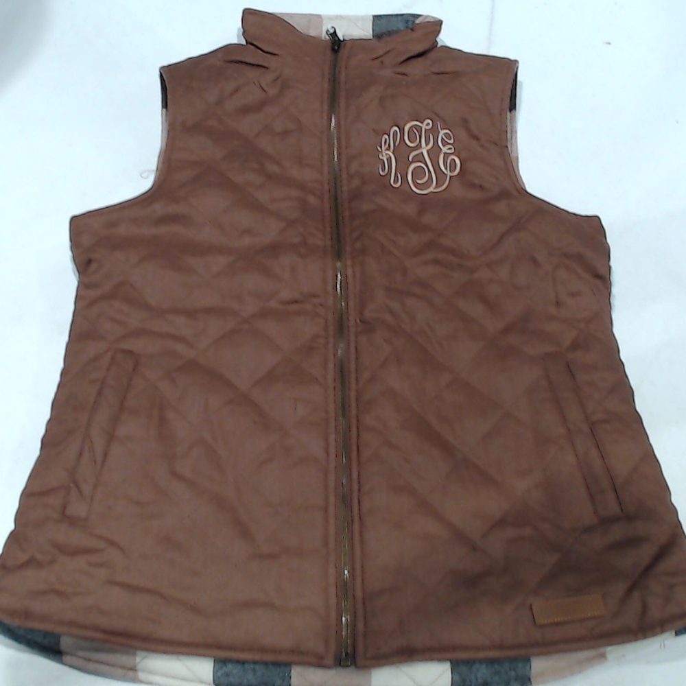 BLOOPER CLOTHING: Monogrammed Reversible Vest