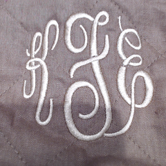 BLOOPER CLOTHING: Monogrammed Reversible Vest