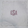 BLOOPER ACCESSORY: Monogrammed Pillow Sham