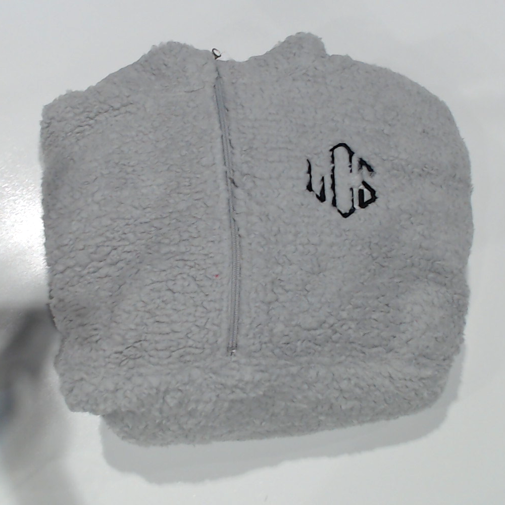 BLOOPER CLOTHING: Monogrammed Sherpa Pullover