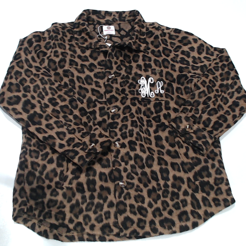 BLOOPER CLOTHING: Monogrammed Shacket