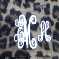 BLOOPER CLOTHING: Monogrammed Shacket
