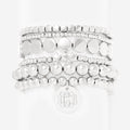 Monogrammed Lightweight Bracelet in silver