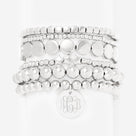 Monogrammed Lightweight Bracelets | Silver