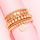 Monogrammed Lightweight Bracelets | Gold