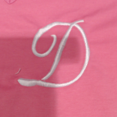 BLOOPER CLOTHING: Monogrammed Flutter Sleeve Top