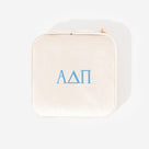 Alpha Delta Pi Velvet Travel Jewelry Case | Ivory