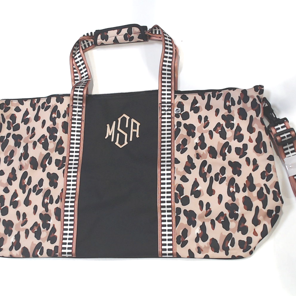 BLOOPER BAG: Monogrammed Weekend Bag