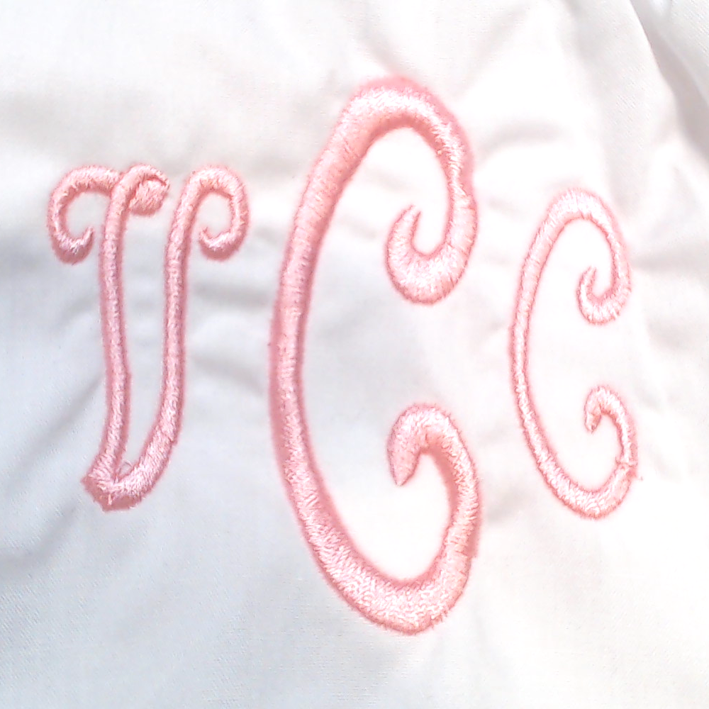 BLOOPER KIDS: Monogrammed White Eyelet Baby Bloomers