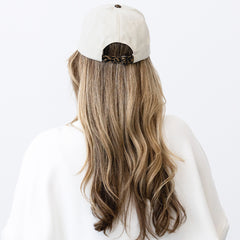 leopard mom trucker hat back view